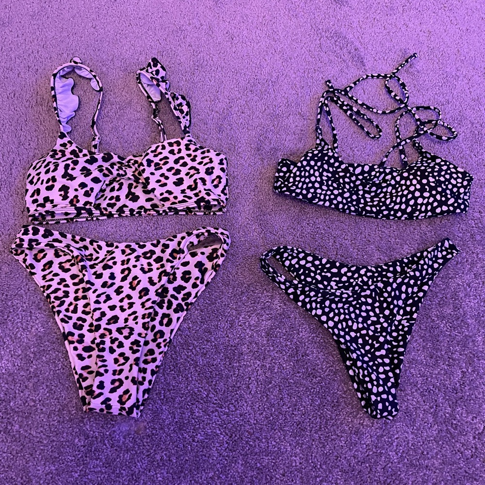 two zaful bikinis never worn